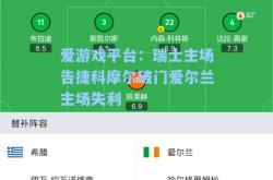 爱游戏平台：瑞士主场告捷科摩尔破门爱尔兰主场失利